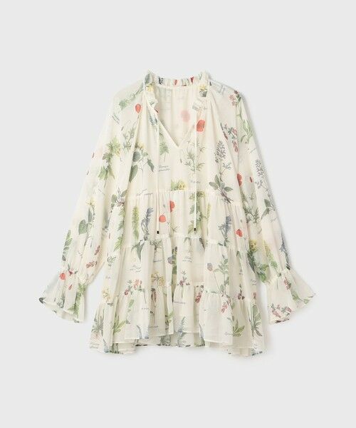 GRACE CONTINENTAL / グレースコンチネンタル シャツ・ブラウス | ボタニカルプリントチュニックトップ | 詳細14