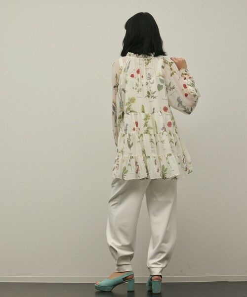 GRACE CONTINENTAL / グレースコンチネンタル シャツ・ブラウス | ボタニカルプリントチュニックトップ | 詳細4
