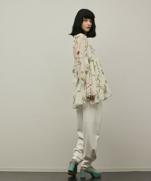 GRACE CONTINENTAL / グレースコンチネンタル シャツ・ブラウス | ボタニカルプリントチュニックトップ | 詳細6