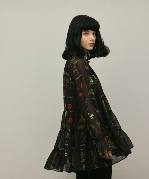 GRACE CONTINENTAL / グレースコンチネンタル シャツ・ブラウス | ボタニカルプリントチュニックトップ | 詳細14