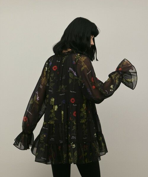 GRACE CONTINENTAL / グレースコンチネンタル シャツ・ブラウス | ボタニカルプリントチュニックトップ | 詳細15