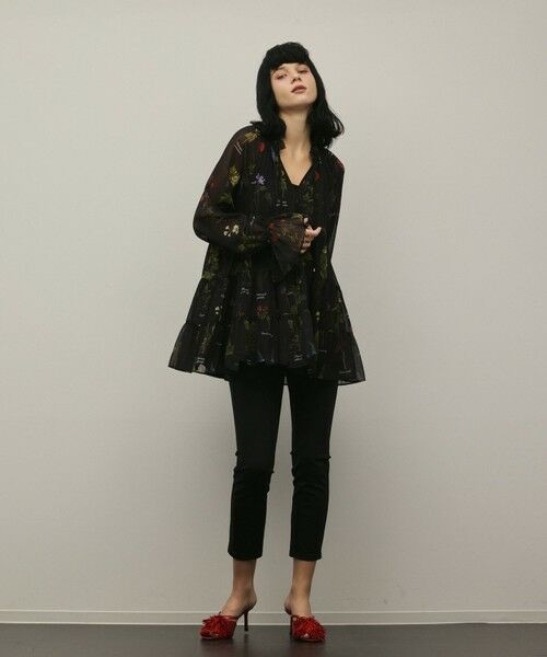 GRACE CONTINENTAL / グレースコンチネンタル シャツ・ブラウス | ボタニカルプリントチュニックトップ | 詳細19