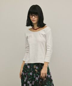 GRACE CONTINENTAL / グレースコンチネンタル カットソー | テレコカットトップ