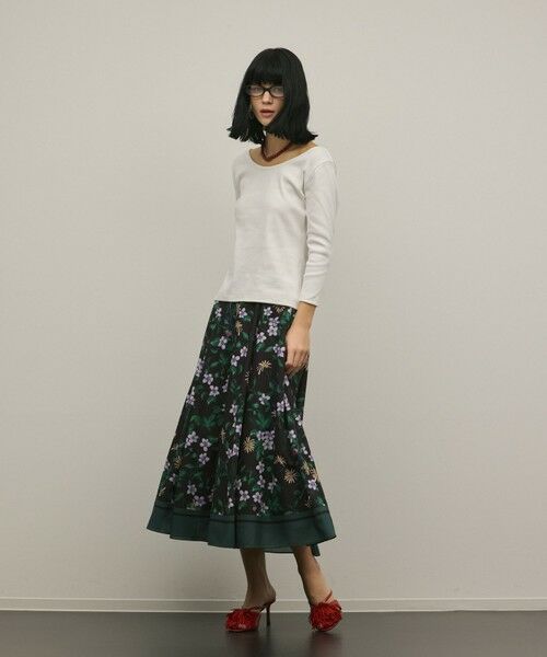 GRACE CONTINENTAL / グレースコンチネンタル カットソー | テレコカットトップ | 詳細1