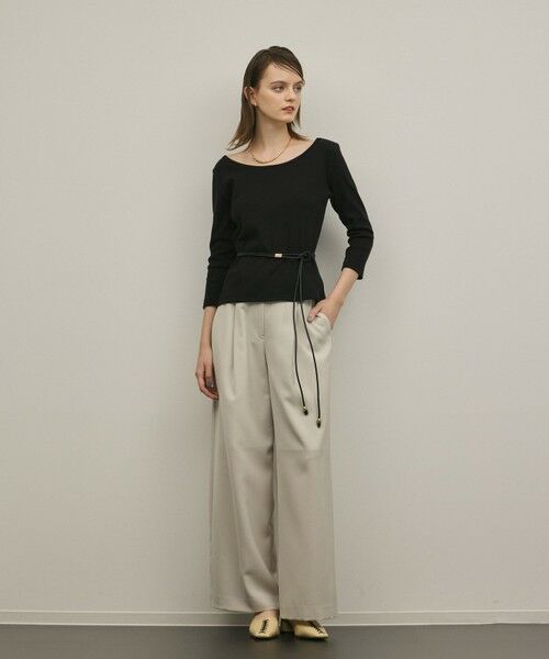 GRACE CONTINENTAL / グレースコンチネンタル カットソー | テレコカットトップ | 詳細14