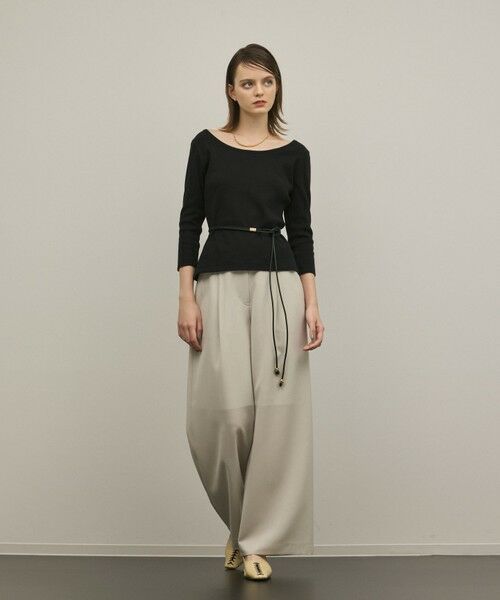 GRACE CONTINENTAL / グレースコンチネンタル カットソー | テレコカットトップ | 詳細15