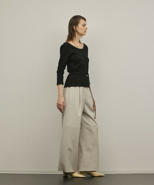 GRACE CONTINENTAL / グレースコンチネンタル カットソー | テレコカットトップ | 詳細16