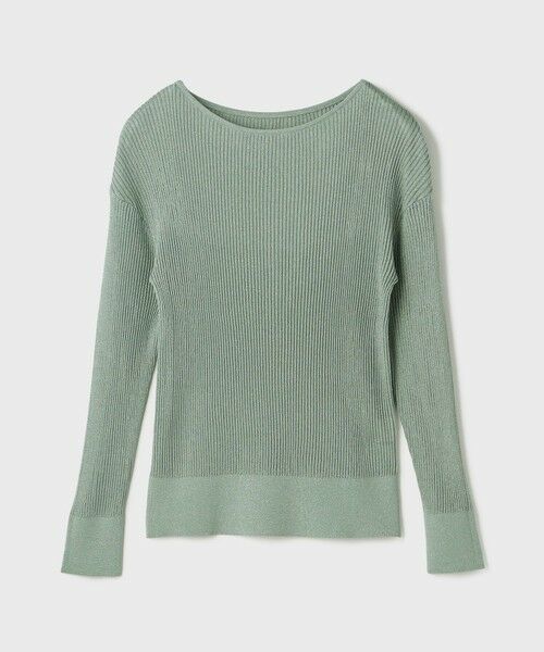 GRACE CONTINENTAL / グレースコンチネンタル ニット・セーター | ラメリブクルーニットトップ | 詳細10