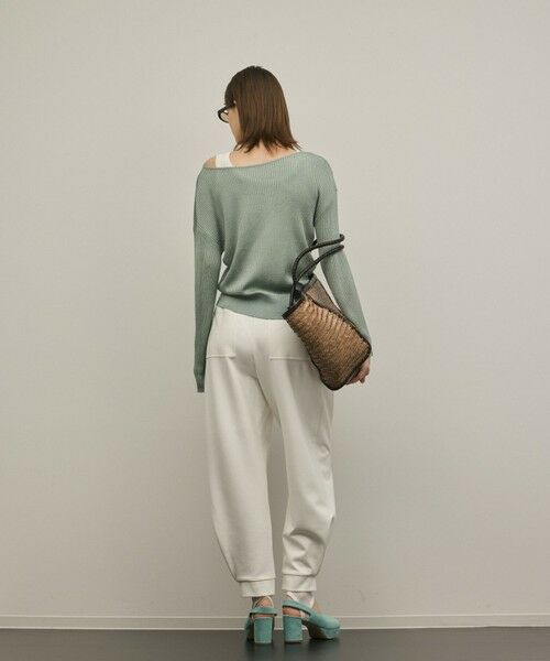 GRACE CONTINENTAL / グレースコンチネンタル ニット・セーター | ラメリブクルーニットトップ | 詳細2