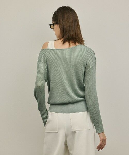 GRACE CONTINENTAL / グレースコンチネンタル ニット・セーター | ラメリブクルーニットトップ | 詳細4