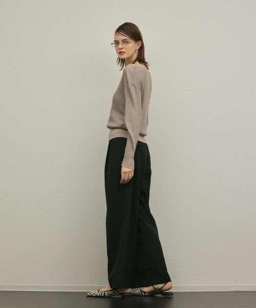 GRACE CONTINENTAL / グレースコンチネンタル ニット・セーター | ラメリブクルーニットトップ | 詳細12