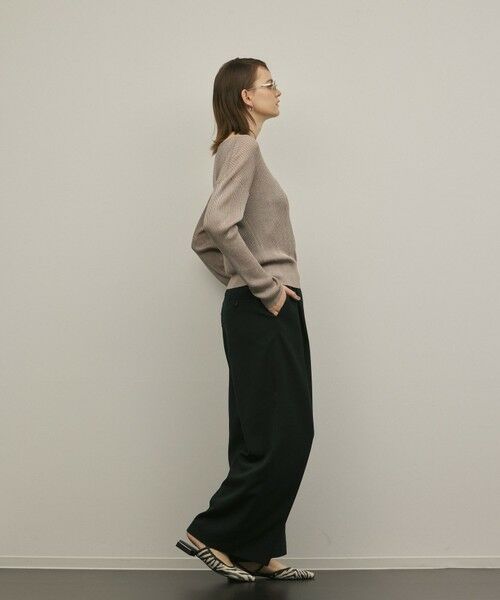 GRACE CONTINENTAL / グレースコンチネンタル ニット・セーター | ラメリブクルーニットトップ | 詳細14
