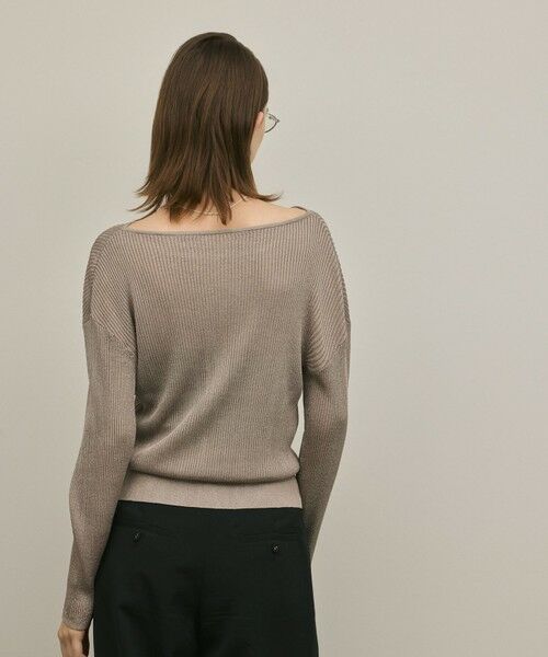 GRACE CONTINENTAL / グレースコンチネンタル ニット・セーター | ラメリブクルーニットトップ | 詳細17