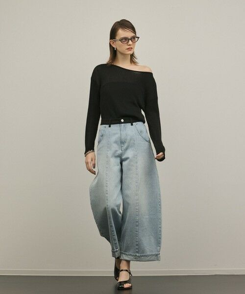 GRACE CONTINENTAL / グレースコンチネンタル ニット・セーター | ラメリブクルーニットトップ | 詳細27