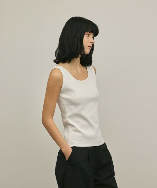 GRACE CONTINENTAL / グレースコンチネンタル タンクトップ | テレコノースリーブトップ | 詳細6