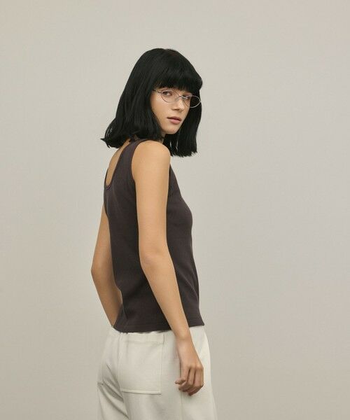 GRACE CONTINENTAL / グレースコンチネンタル タンクトップ | テレコノースリーブトップ | 詳細10