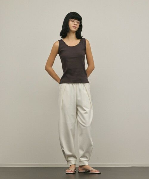 GRACE CONTINENTAL / グレースコンチネンタル タンクトップ | テレコノースリーブトップ | 詳細11