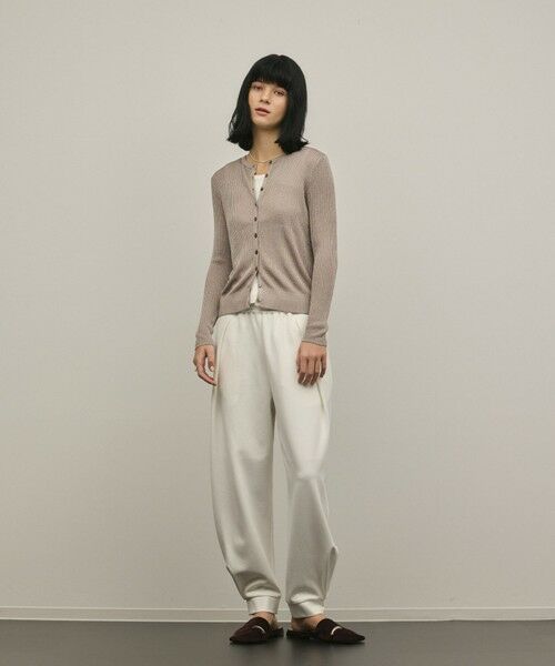 GRACE CONTINENTAL / グレースコンチネンタル カーディガン・ボレロ | ハイゲージラメニットカーディガン | 詳細2