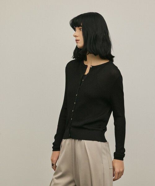 GRACE CONTINENTAL / グレースコンチネンタル カーディガン・ボレロ | ハイゲージラメニットカーディガン | 詳細13