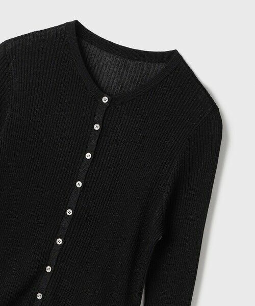 GRACE CONTINENTAL / グレースコンチネンタル カーディガン・ボレロ | ハイゲージラメニットカーディガン | 詳細23