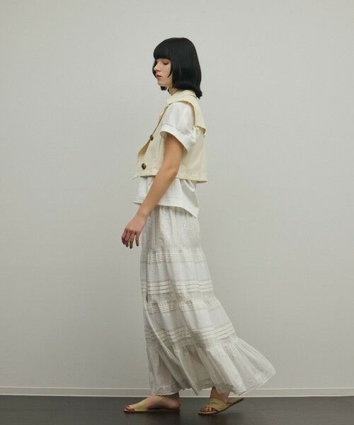 GRACE CONTINENTAL / グレースコンチネンタル ベスト | ペプラムトレンチベスト | 詳細12