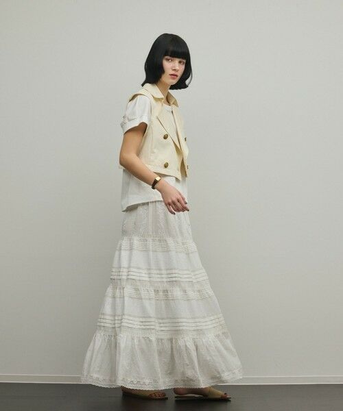 GRACE CONTINENTAL / グレースコンチネンタル ベスト | ペプラムトレンチベスト | 詳細13