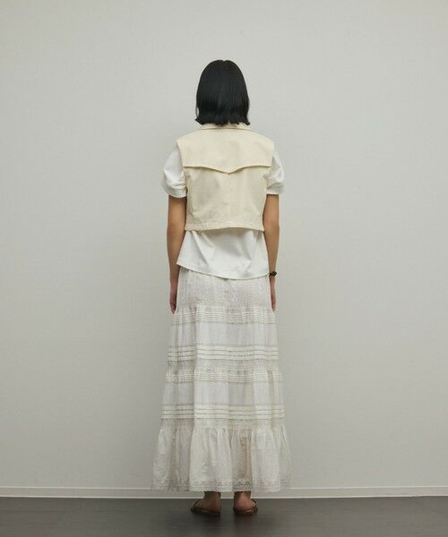 GRACE CONTINENTAL / グレースコンチネンタル ベスト | ペプラムトレンチベスト | 詳細14