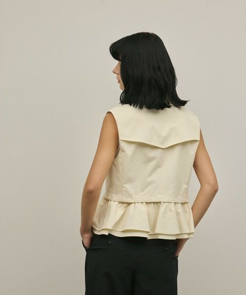 GRACE CONTINENTAL / グレースコンチネンタル ベスト | ペプラムトレンチベスト | 詳細4