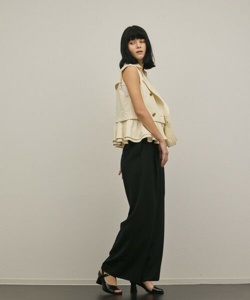 GRACE CONTINENTAL / グレースコンチネンタル ベスト | ペプラムトレンチベスト | 詳細7