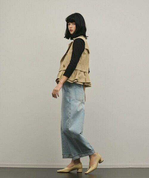 GRACE CONTINENTAL / グレースコンチネンタル ベスト | ペプラムトレンチベスト | 詳細10