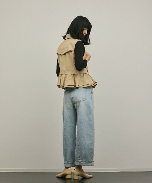 GRACE CONTINENTAL / グレースコンチネンタル ベスト | ペプラムトレンチベスト | 詳細11