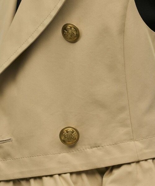 GRACE CONTINENTAL / グレースコンチネンタル ベスト | ペプラムトレンチベスト | 詳細18