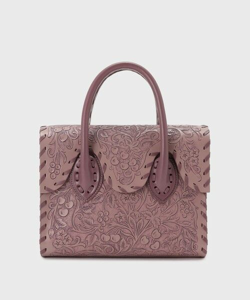 GRACE CONTINENTAL / グレースコンチネンタル ハンドバッグ | RSHandbag-ls（モーブピンク）