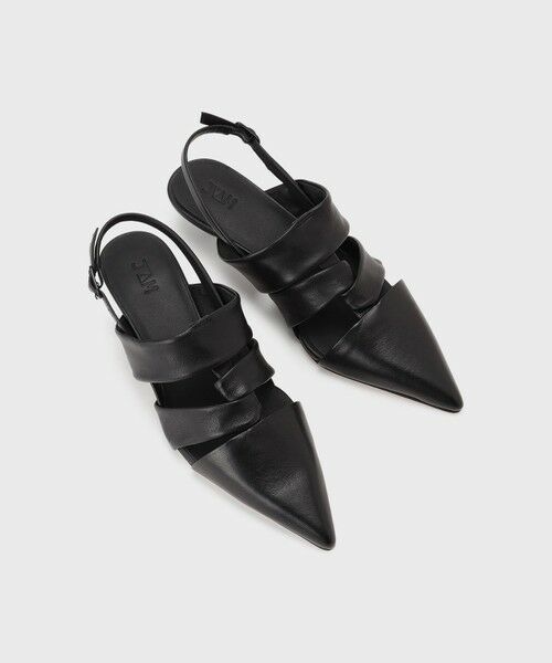 GRACE CONTINENTAL / グレースコンチネンタル フラットシューズ | JVAM GUY（ブラック）