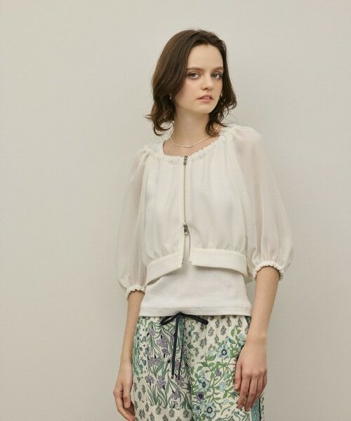 GRACE CONTINENTAL / グレースコンチネンタル ノーカラージャケット | カラミ2wayジャケット | 詳細6