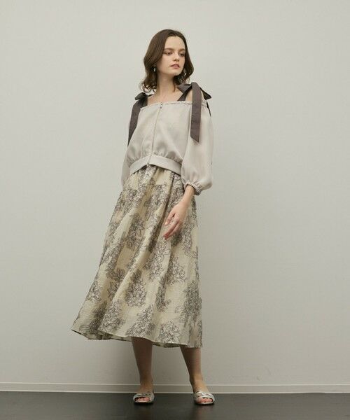 GRACE CONTINENTAL / グレースコンチネンタル ノーカラージャケット | カラミ2wayジャケット | 詳細14