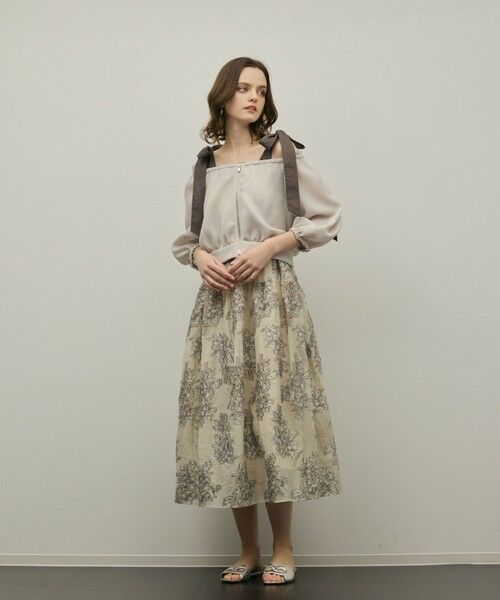 GRACE CONTINENTAL / グレースコンチネンタル ノーカラージャケット | カラミ2wayジャケット | 詳細15