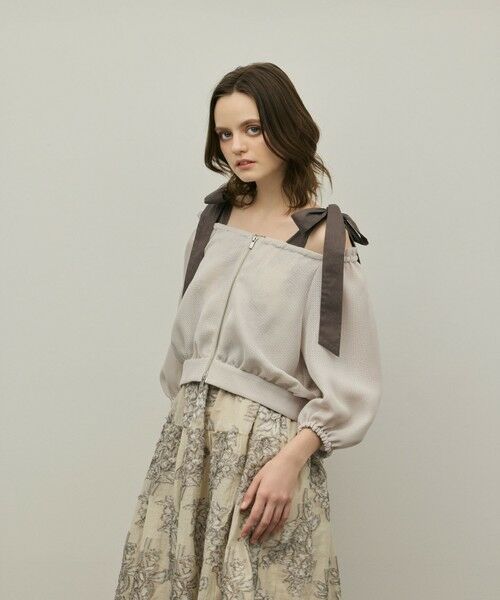 GRACE CONTINENTAL / グレースコンチネンタル ノーカラージャケット | カラミ2wayジャケット | 詳細19