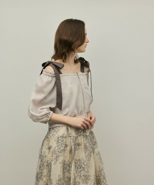 GRACE CONTINENTAL / グレースコンチネンタル ノーカラージャケット | カラミ2wayジャケット | 詳細21