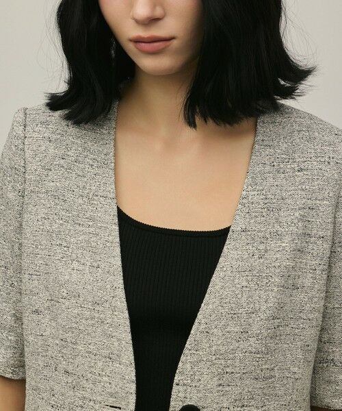 GRACE CONTINENTAL / グレースコンチネンタル ノーカラージャケット | ペプラムツイードジャケット | 詳細18
