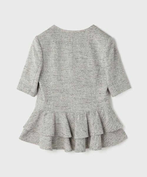 GRACE CONTINENTAL / グレースコンチネンタル ノーカラージャケット | ペプラムツイードジャケット | 詳細23