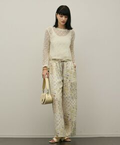 GRACE CONTINENTAL / グレースコンチネンタル その他パンツ | プリントイージーパンツ