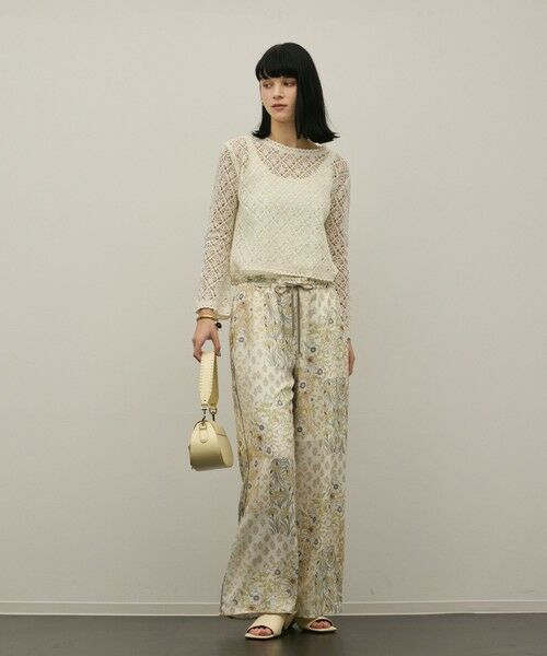 GRACE CONTINENTAL / グレースコンチネンタル その他パンツ | プリントイージーパンツ | 詳細1