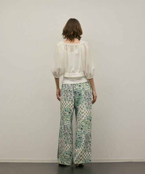 GRACE CONTINENTAL / グレースコンチネンタル その他パンツ | プリントイージーパンツ | 詳細14