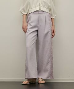 GRACE CONTINENTAL / グレースコンチネンタル その他パンツ | サイドレースパンツ