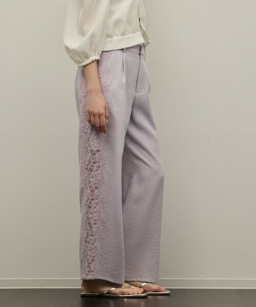 GRACE CONTINENTAL / グレースコンチネンタル その他パンツ | サイドレースパンツ | 詳細7