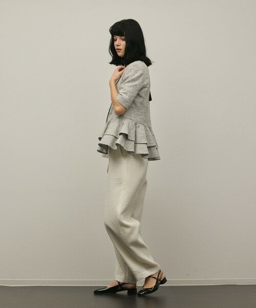 GRACE CONTINENTAL / グレースコンチネンタル その他パンツ | オーガンジージャガードパンツ | 詳細2