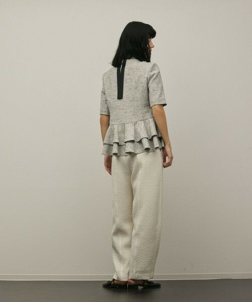 GRACE CONTINENTAL / グレースコンチネンタル その他パンツ | オーガンジージャガードパンツ | 詳細4