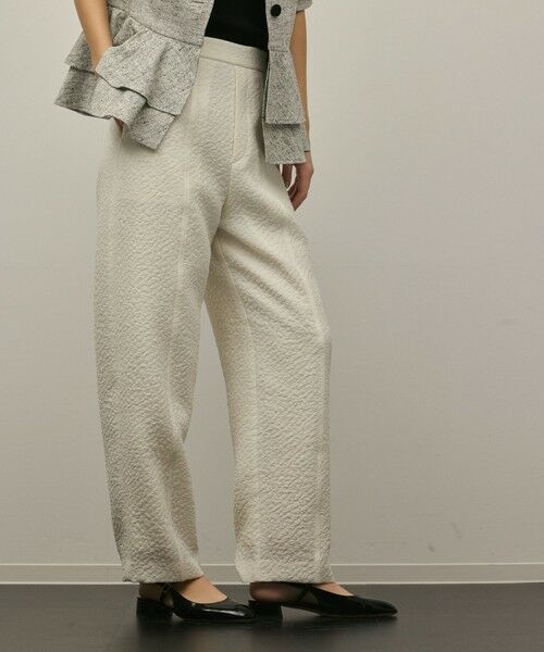 GRACE CONTINENTAL / グレースコンチネンタル その他パンツ | オーガンジージャガードパンツ | 詳細5