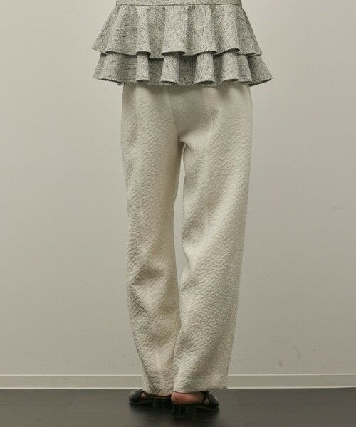 GRACE CONTINENTAL / グレースコンチネンタル その他パンツ | オーガンジージャガードパンツ | 詳細7